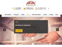 Tablet Screenshot of akum.pl